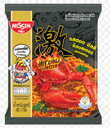 Nissin Instant Noodle Dry Type Hot Chili Lobster Flavour 60g