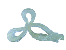 Clear Ribbon Back Clip